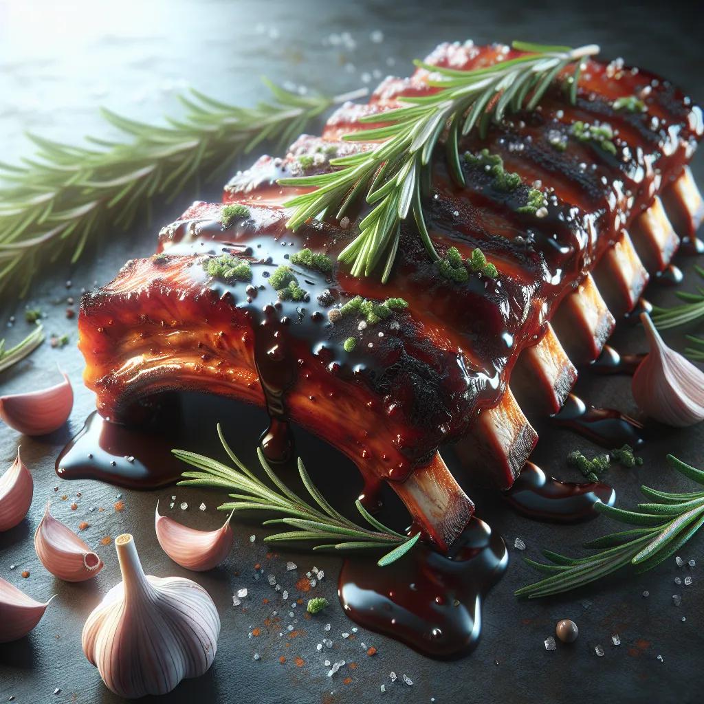 Balsamico-Schweinerippchen