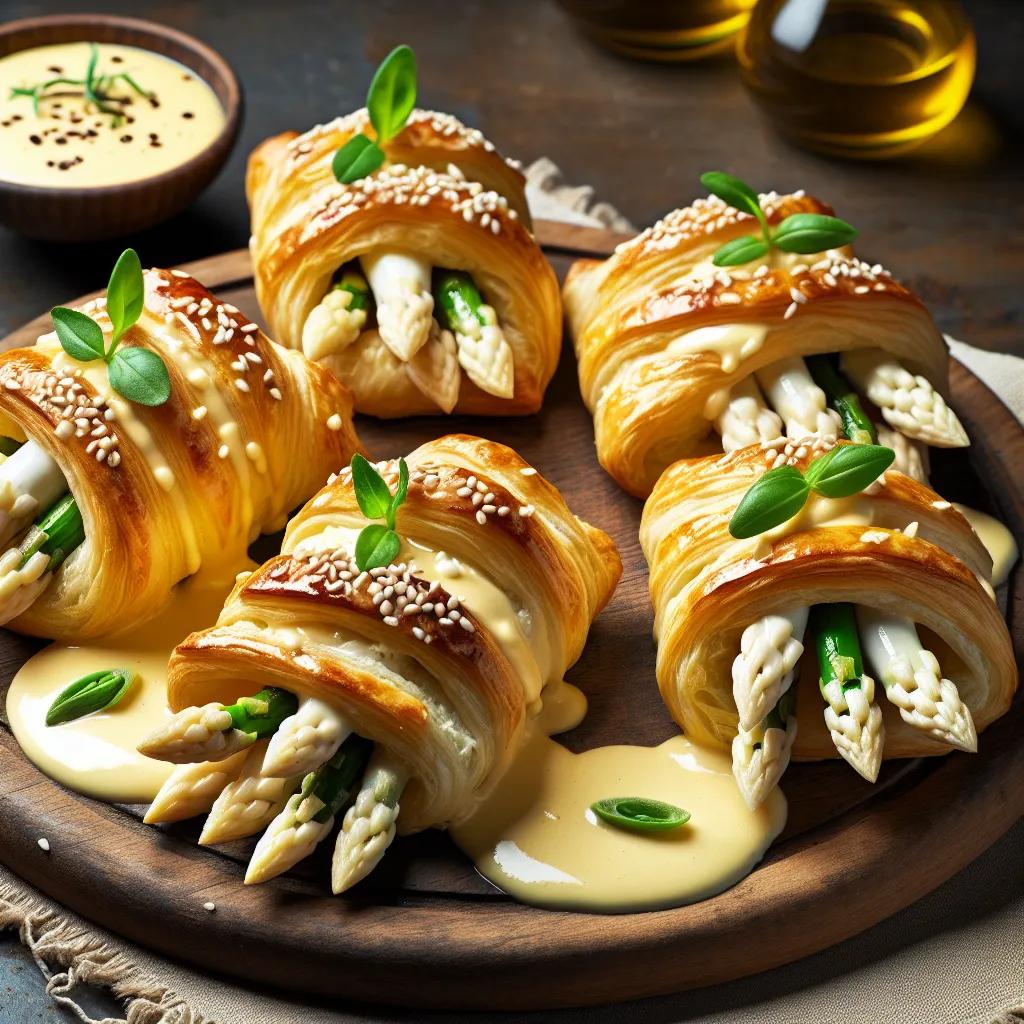 Blätterteig-Spargel-Feta-Kissen