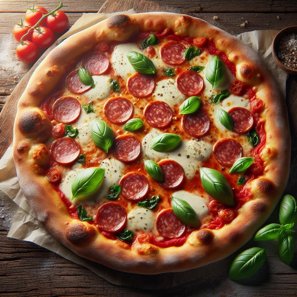 Blitz-Pizza aus dem Ofen