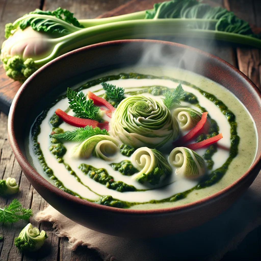 Cremige Bärlauch-Kohlrabi-Suppe