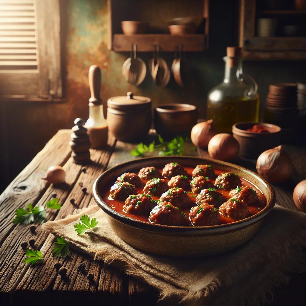 Einfache FleischbÀllchen in Tomatensauce