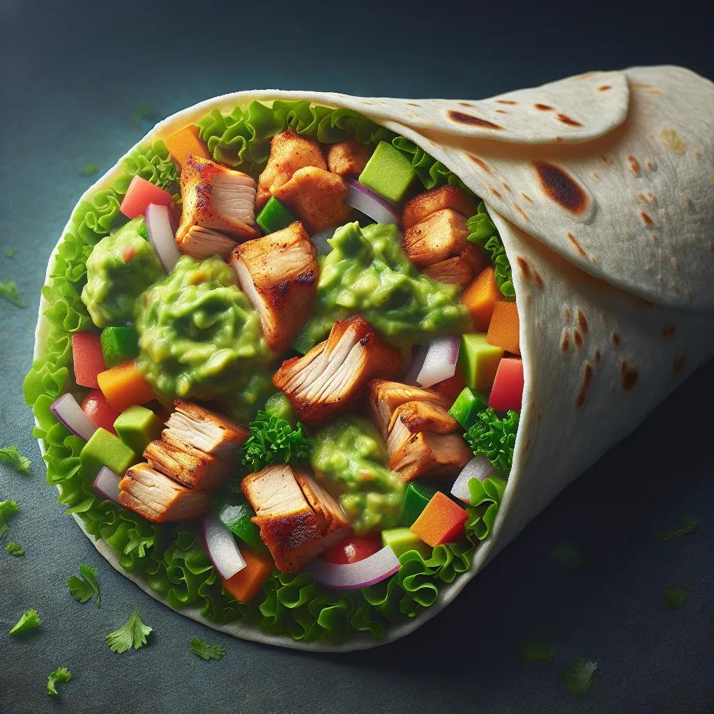 Einfache Hühnchen-Tortillas