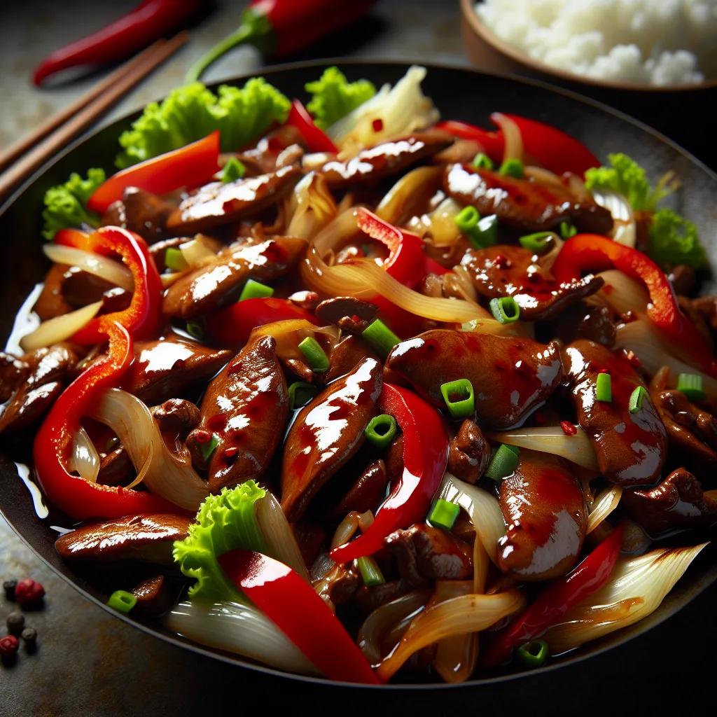 Einfache Hühnerleber-Pfanne