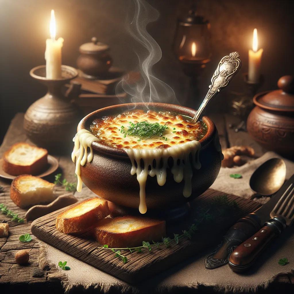 Einfache Zwiebelsuppe