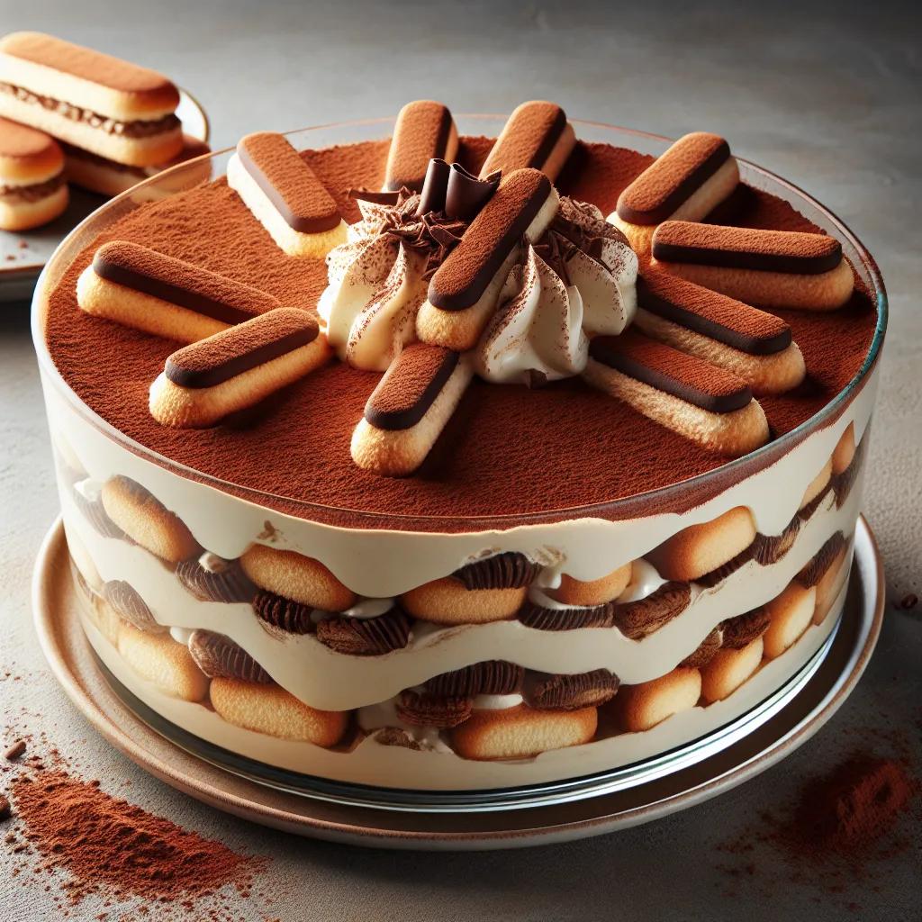 Einfaches Milch-Kakao-Tiramisu