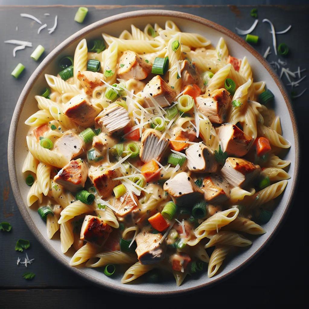 Einfaches One-Pot-Spätzle mit Hähnchen