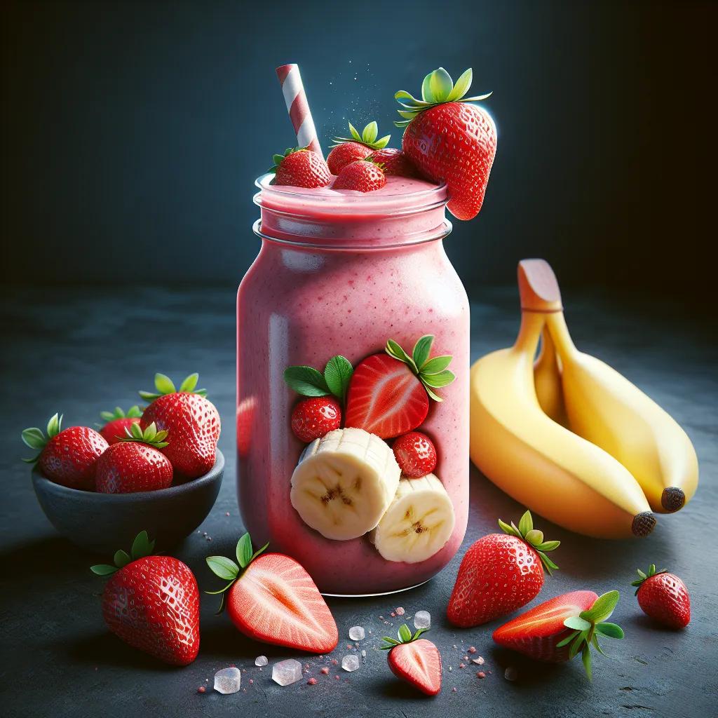 Erdbeer-Bananen-Smoothie