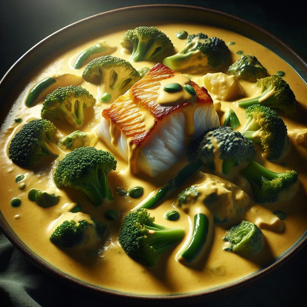 Fisch-Brokkoli-Curry