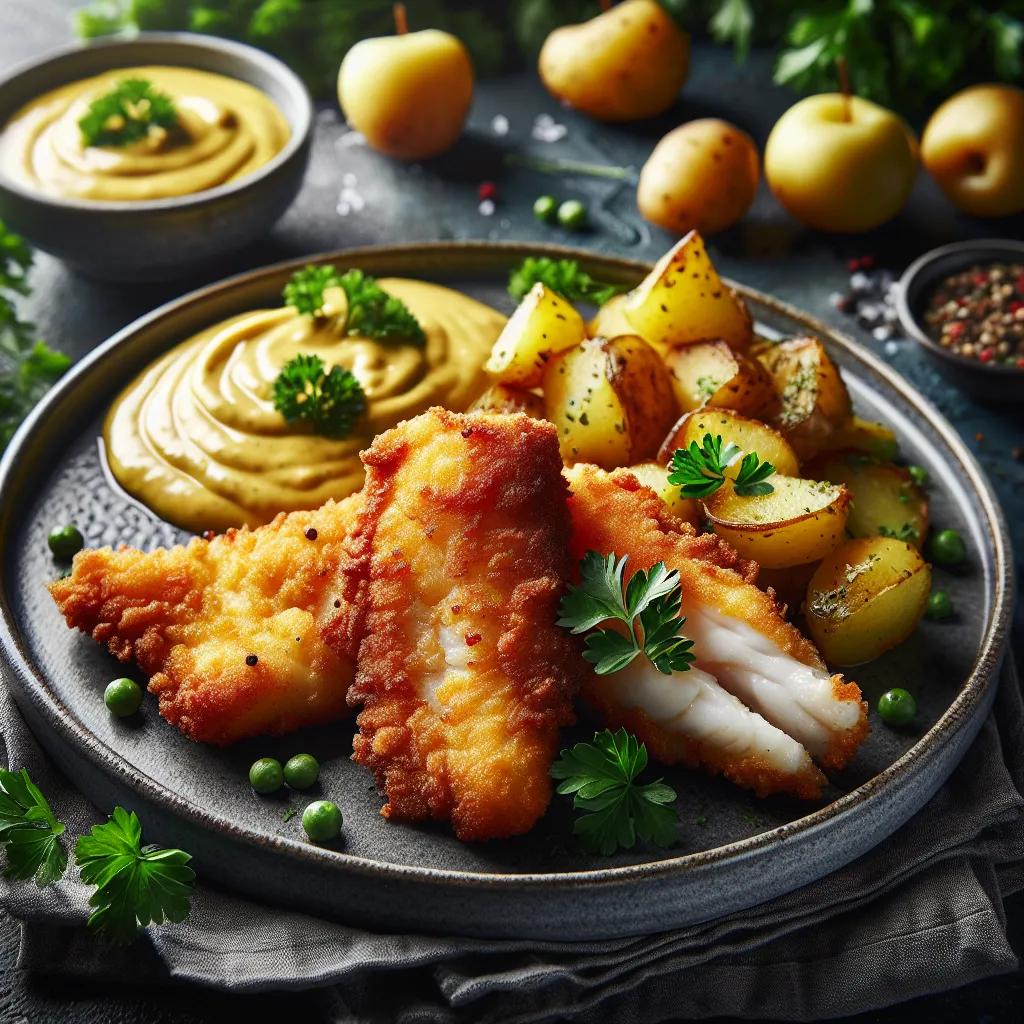 Fischfilet mit knusprigen Bratkartoffeln