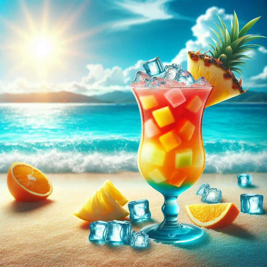 Fruchtiger Cocktail ohne Alkohol