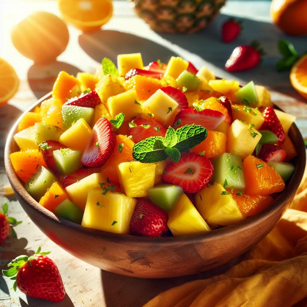 Fruchtiger Sommerfruchtsalat