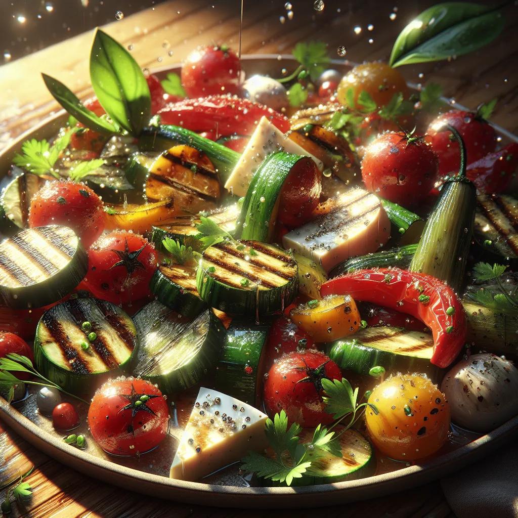 Gegrilltes Gemüsemarinade