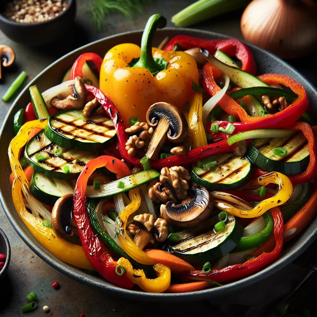 Gerösteter Gemüsesalat