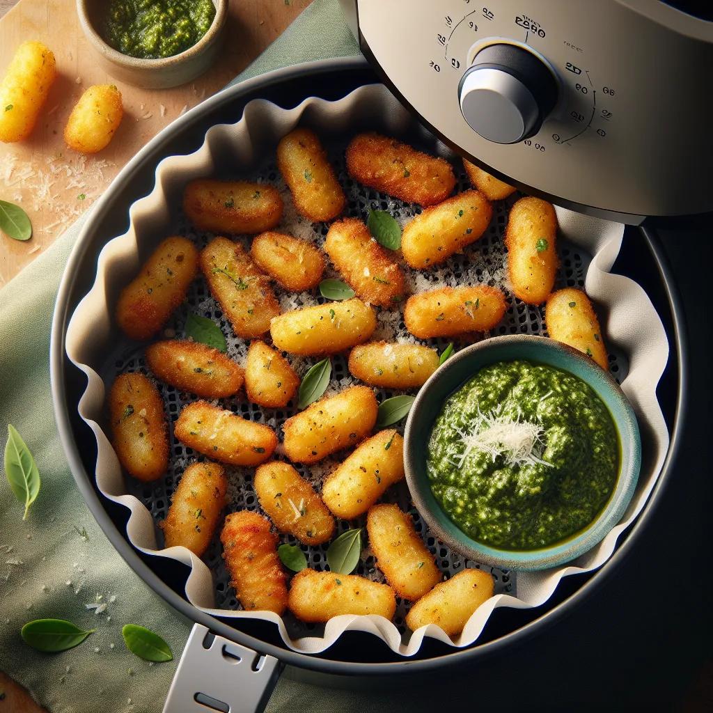 Gnocchi mit Pesto-Dip
