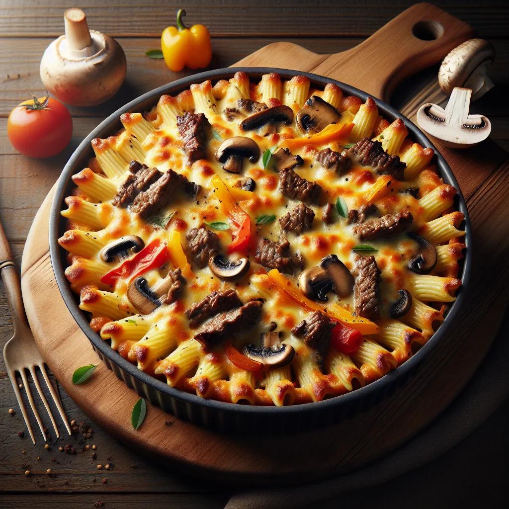 Hackfleisch-Nudelauflauf