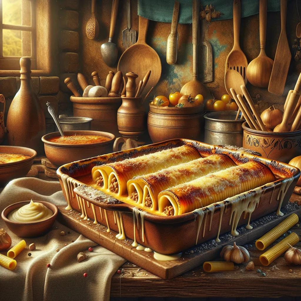 Herzhafte Cannelloni-Auflauf