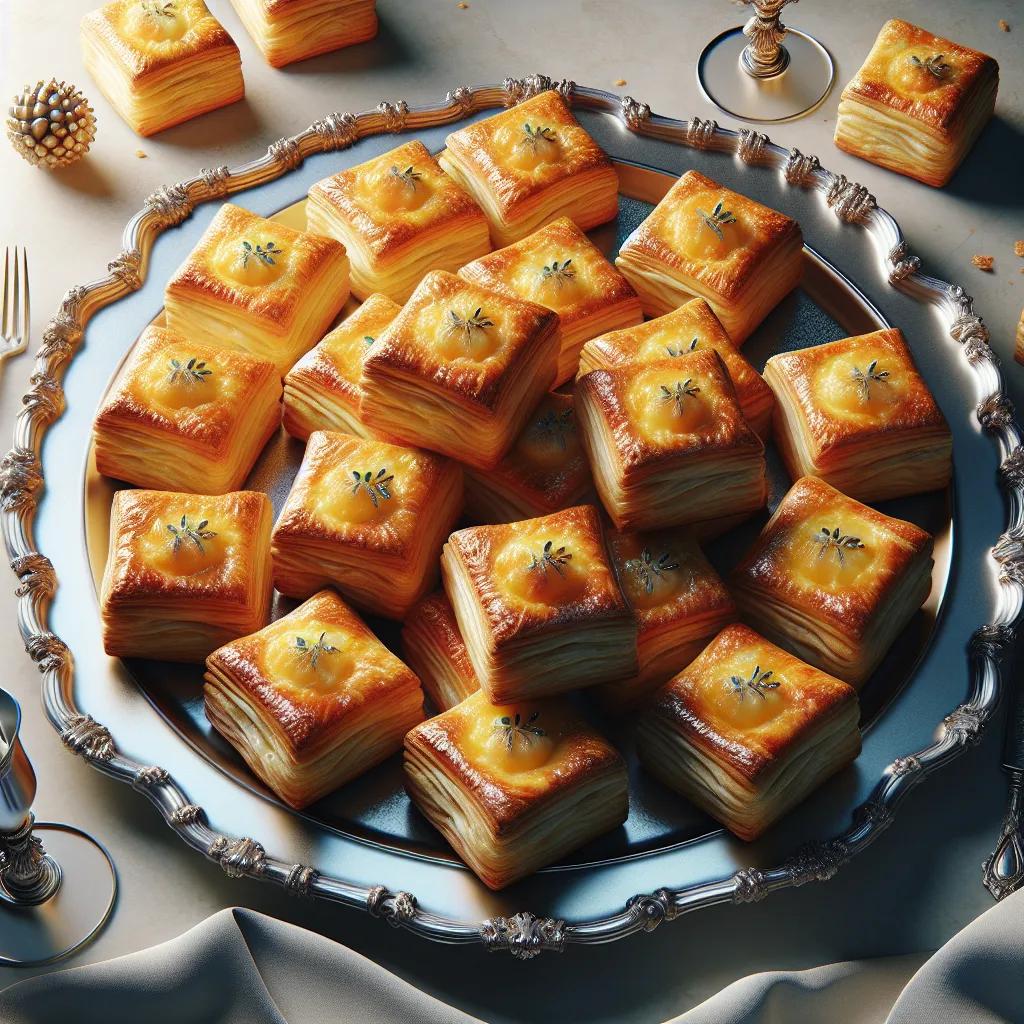 Käse-Blätterteig-Häppchen