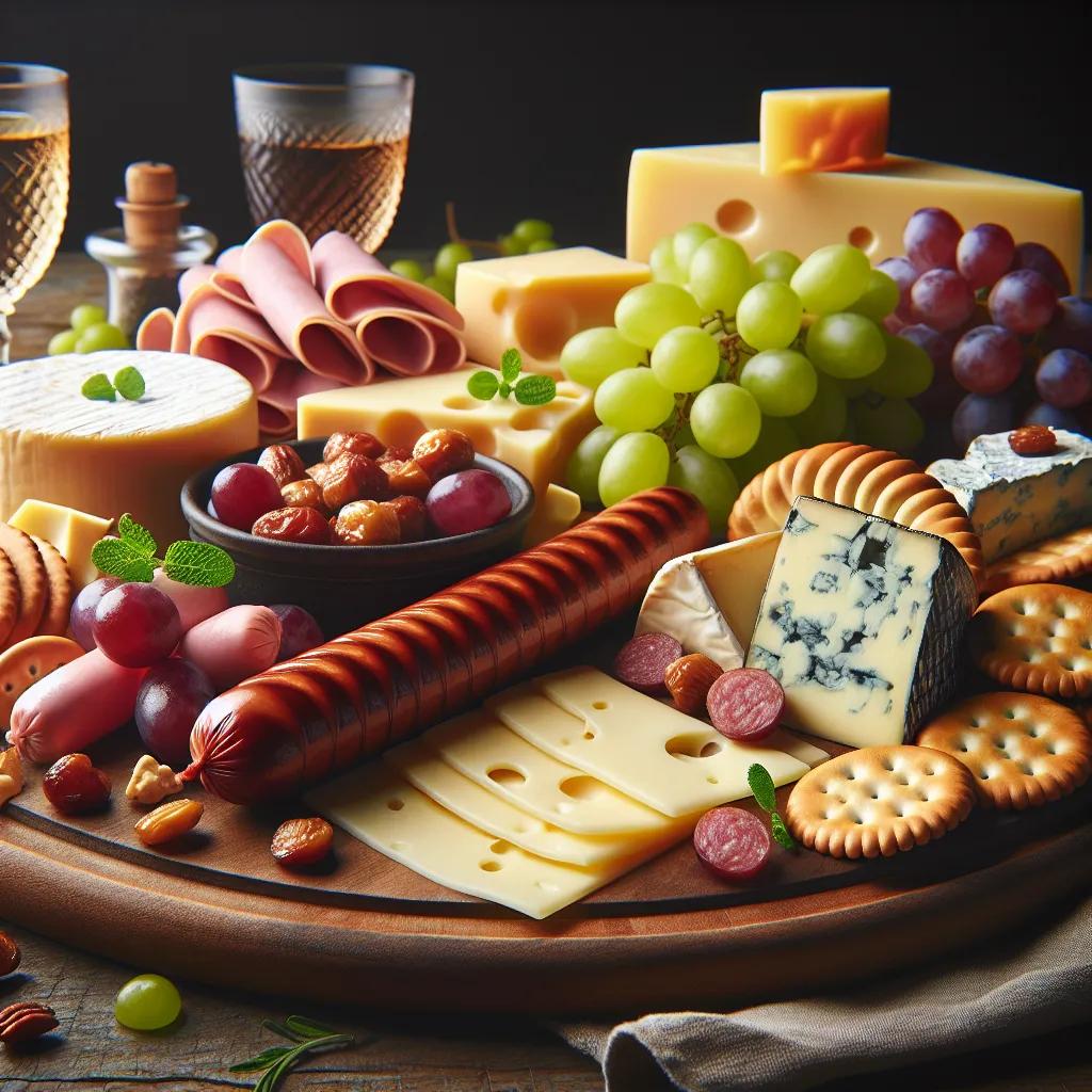 Käse-Wurstplatte für vier