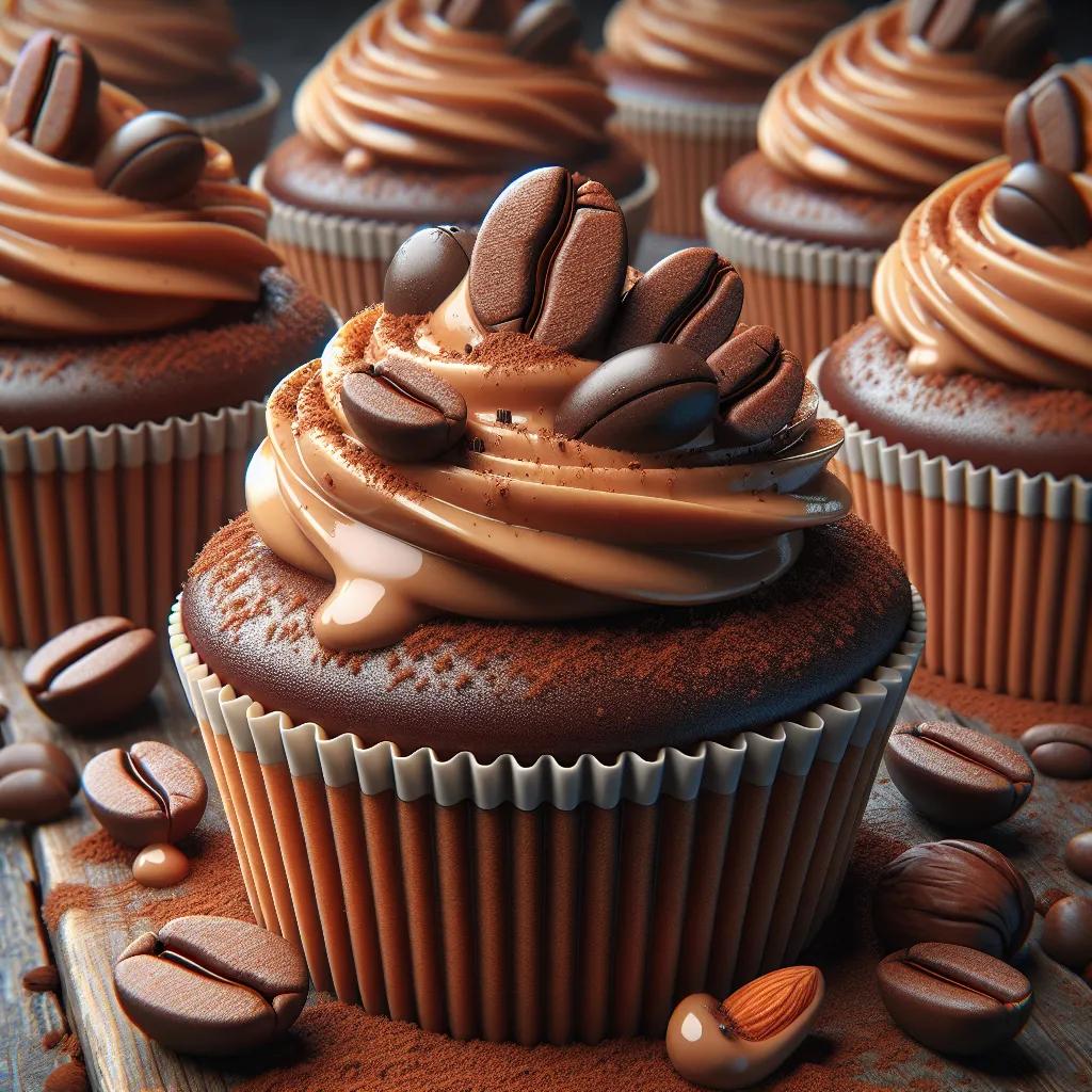 Kaffee-Mandel-Cupcakes