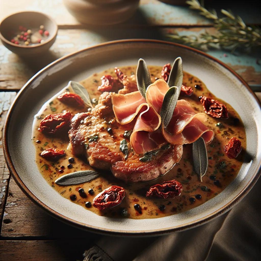 Kalbsschnitzel in Marsala gebacken