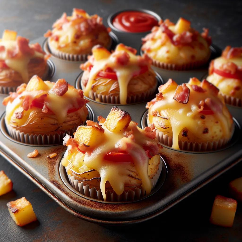 Kartoffel-Muffin-Pizza