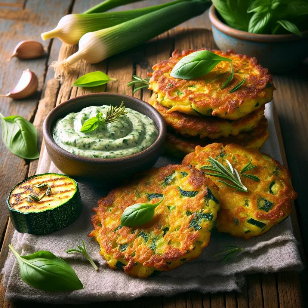 Kartoffel-Zucchini-Bärlauch-Puffer