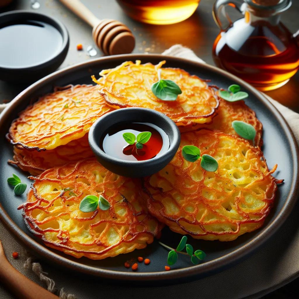 Kartoffelpuffer mit Zwiebeln