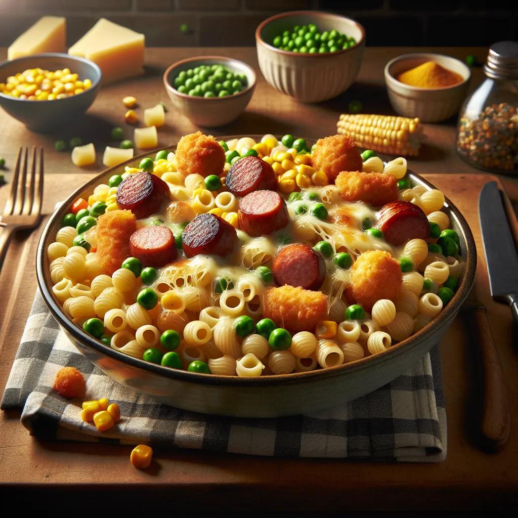 Kinder-Nudeln mit Bratwurstklößchen