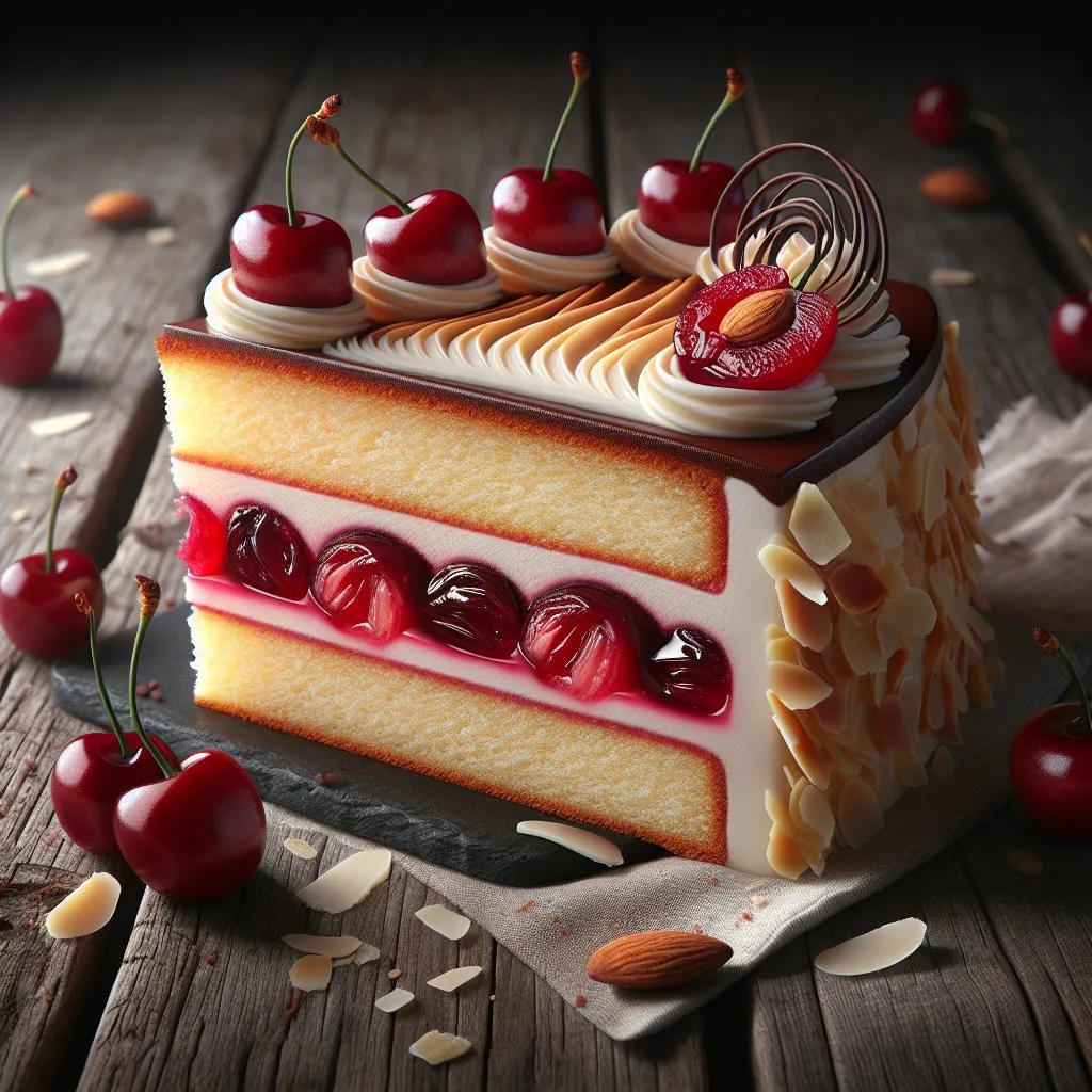 Kirsch-Biskuit mit Sahnecreme