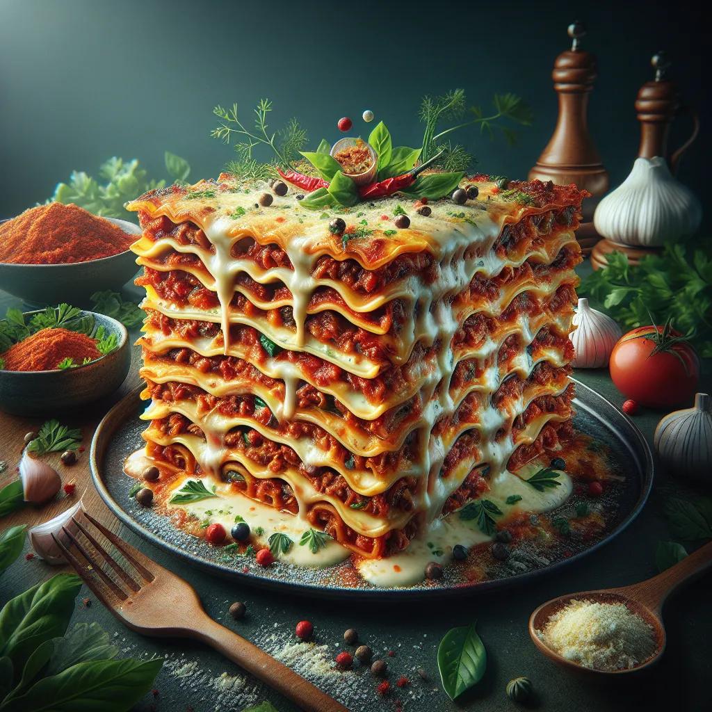 Klassische Lasagne mit Hackfleisch und Béchamel