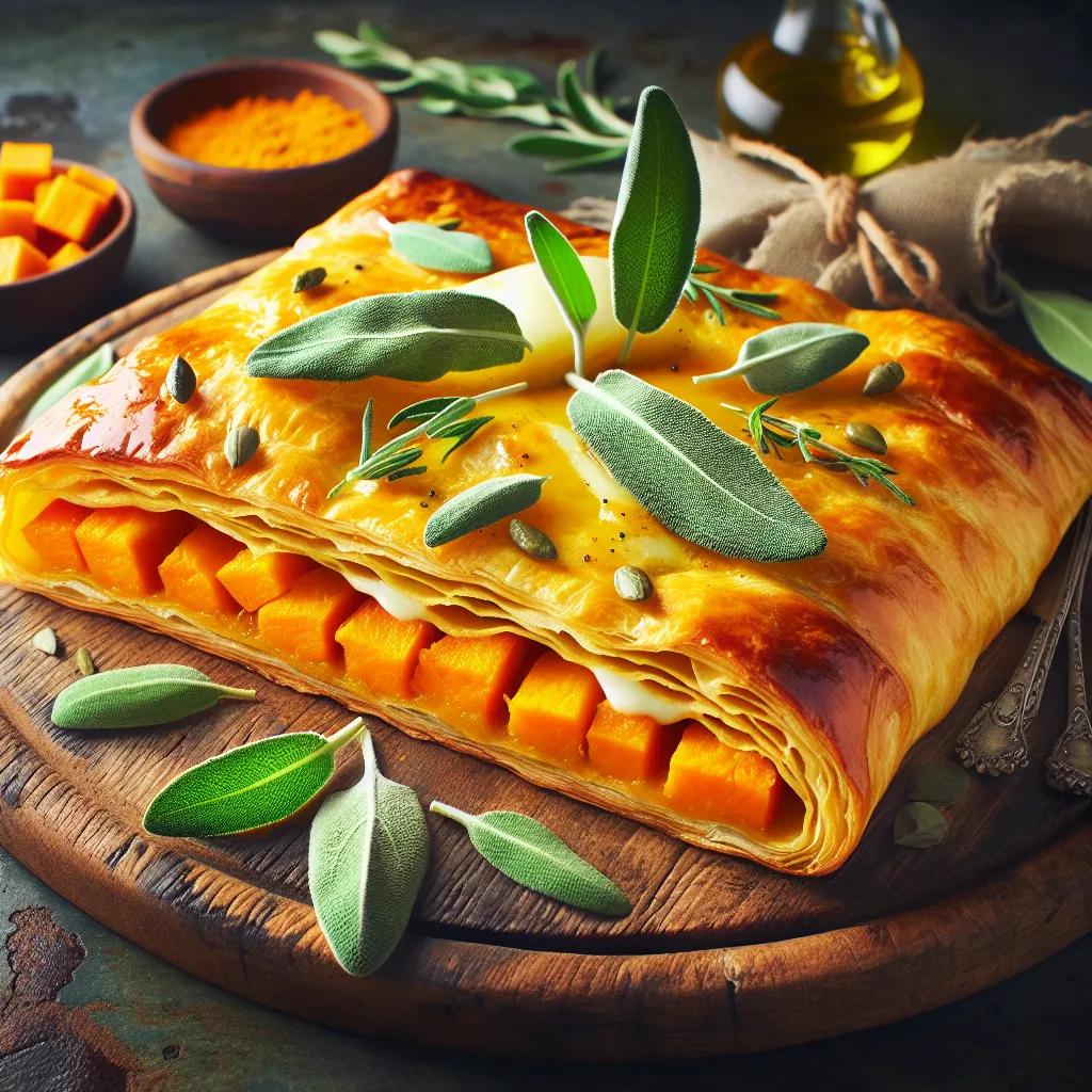 Kürbis-Kartoffel-Strudel