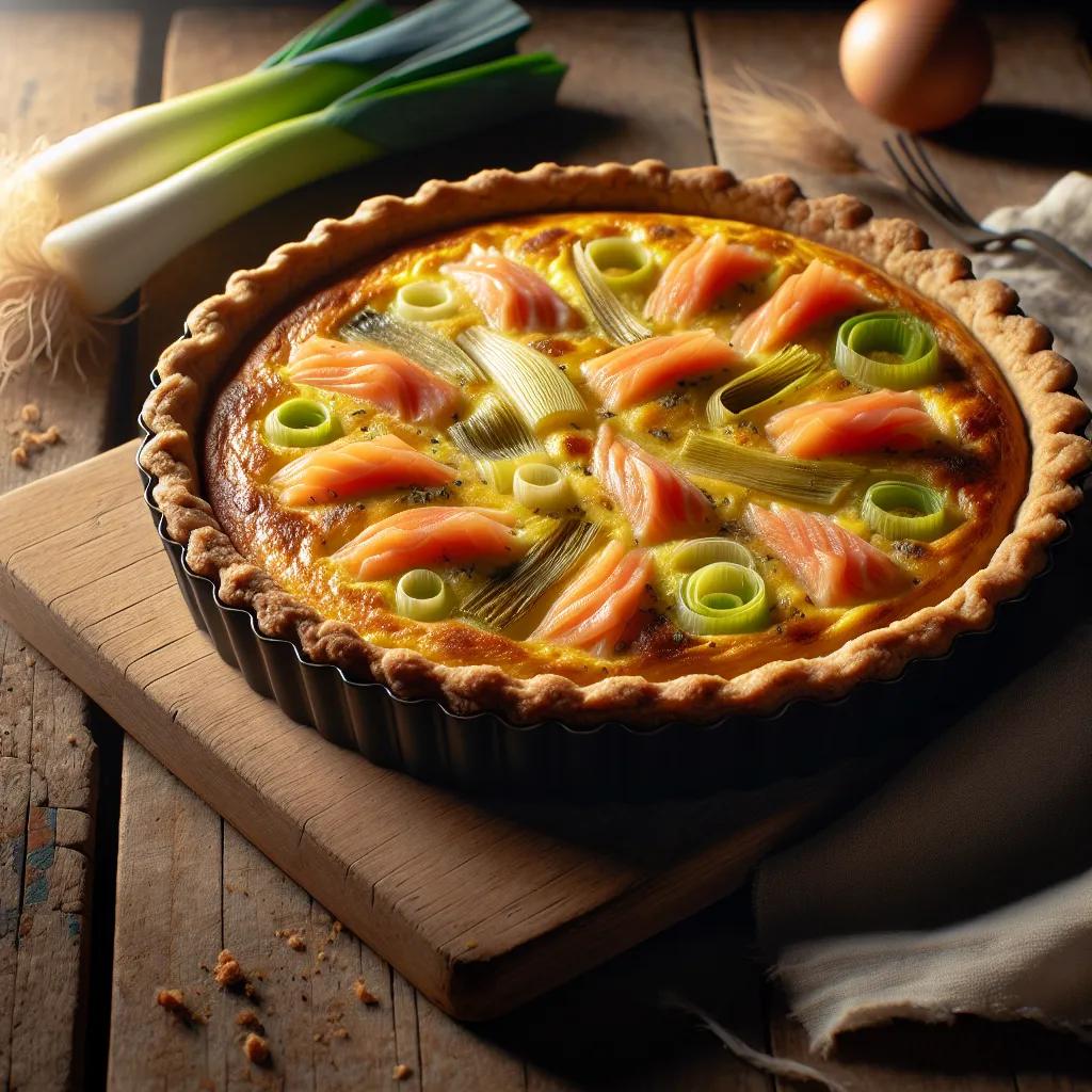 Lauch-Lachs-Quiche