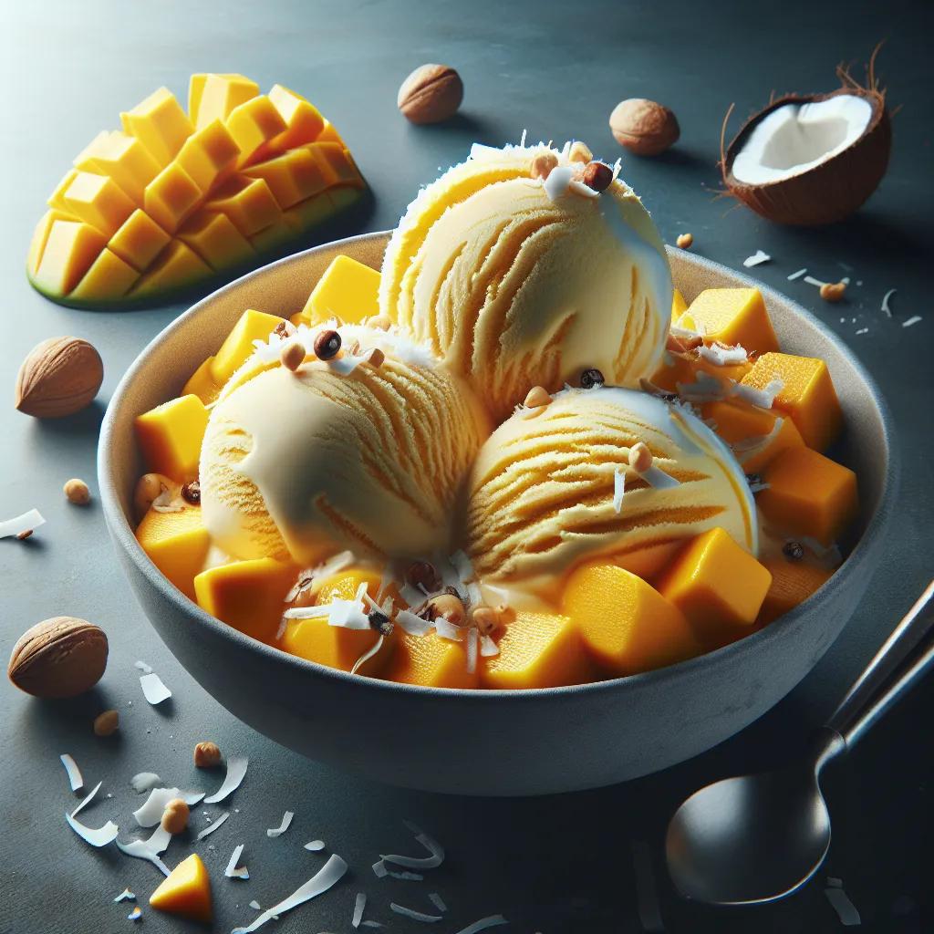 Mango-Kokos-Eis