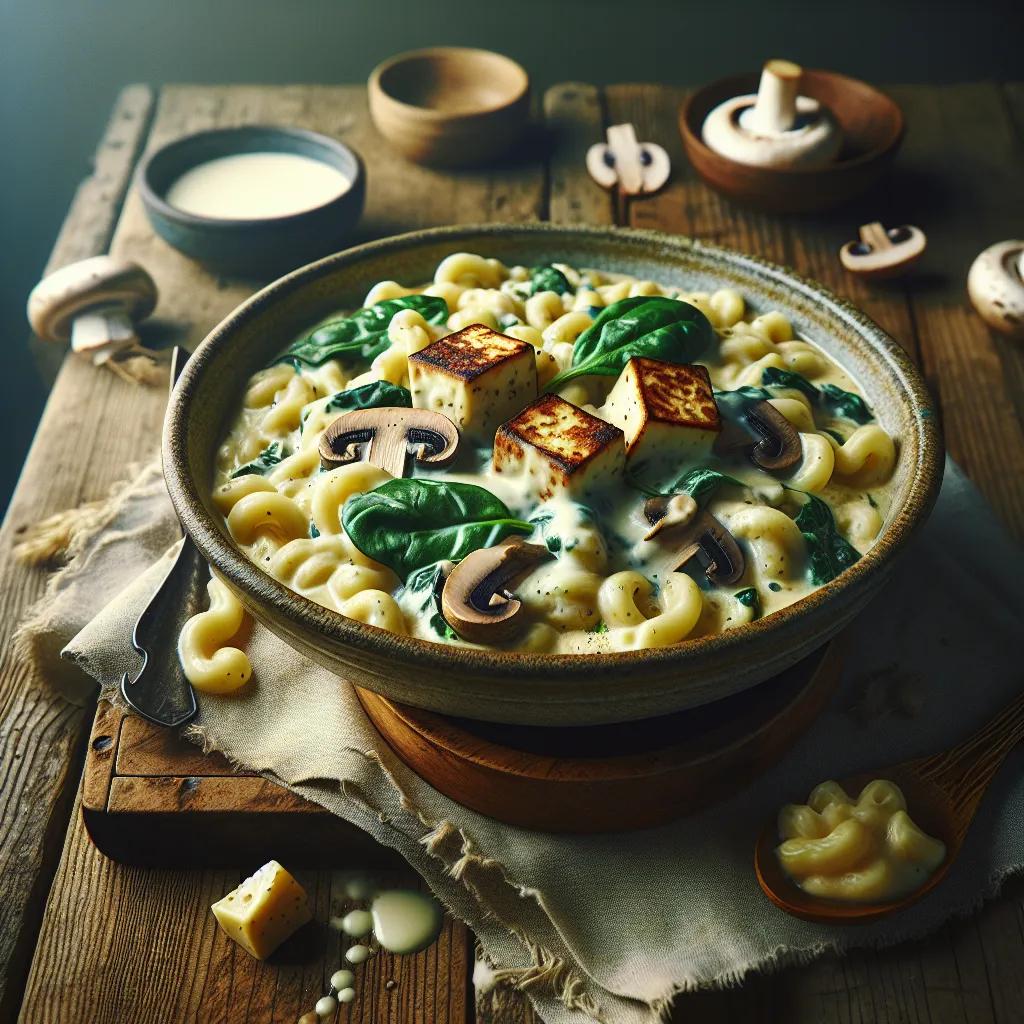 One-Pot-Spätzle mit Räuchertofu