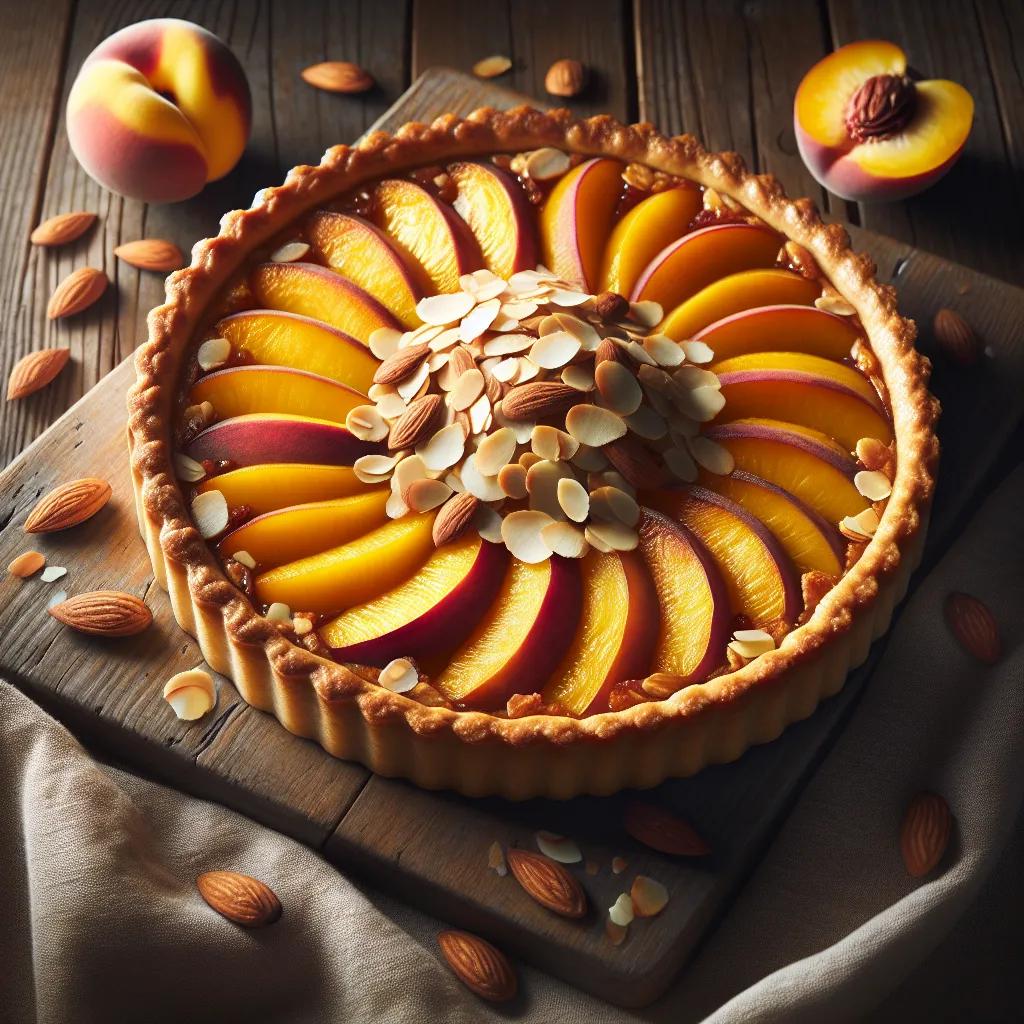 Pfirsich-Mandel-Tarte