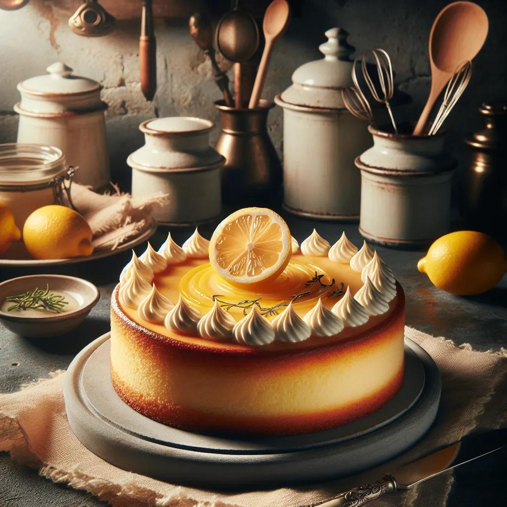 Quarkkuchen mit Rum und Zitrone