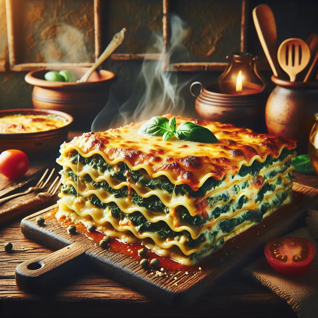 Rahmspinat Lasagne