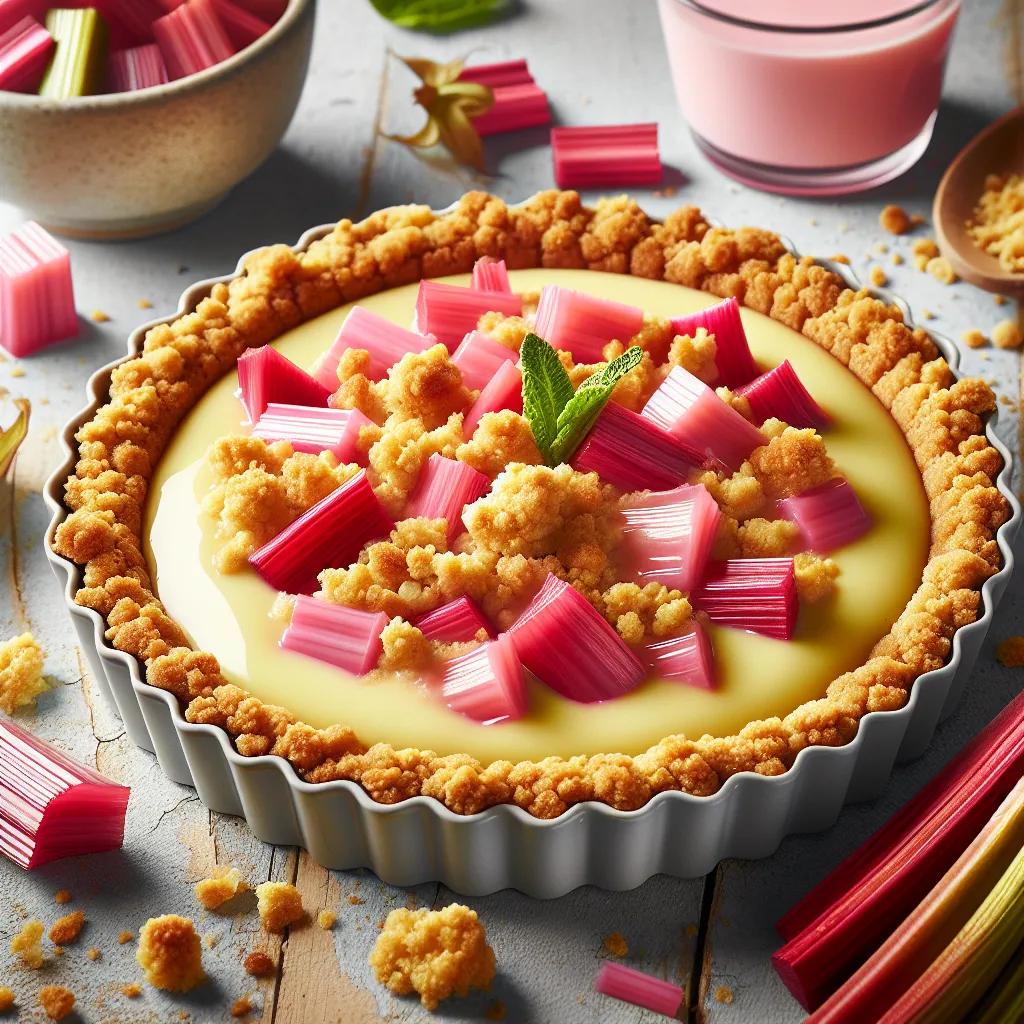 Rhabarber-Streuseltaler