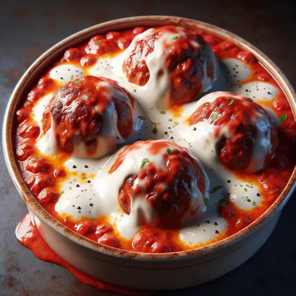 Saftige Hackbällchen mit Tomatensoße