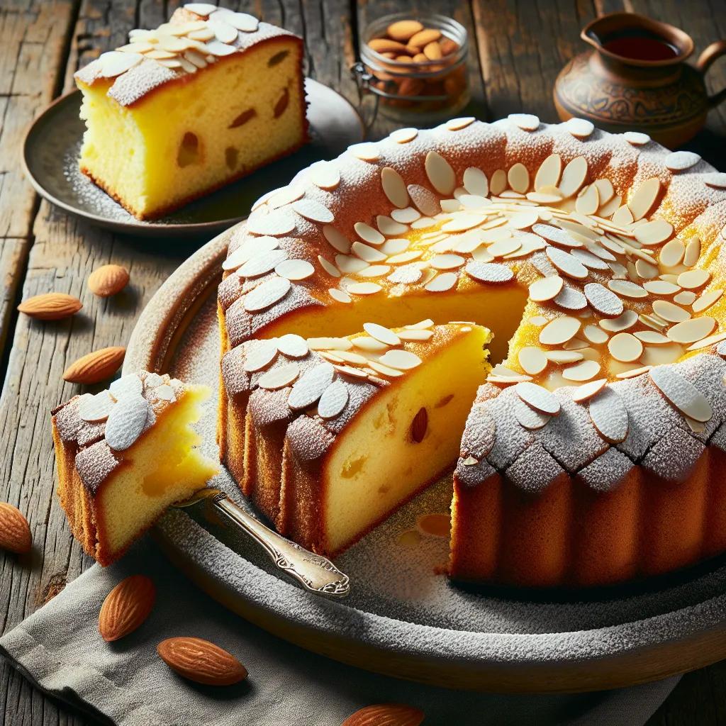 Saftiger Eierlikörkuchen mit Mandeln