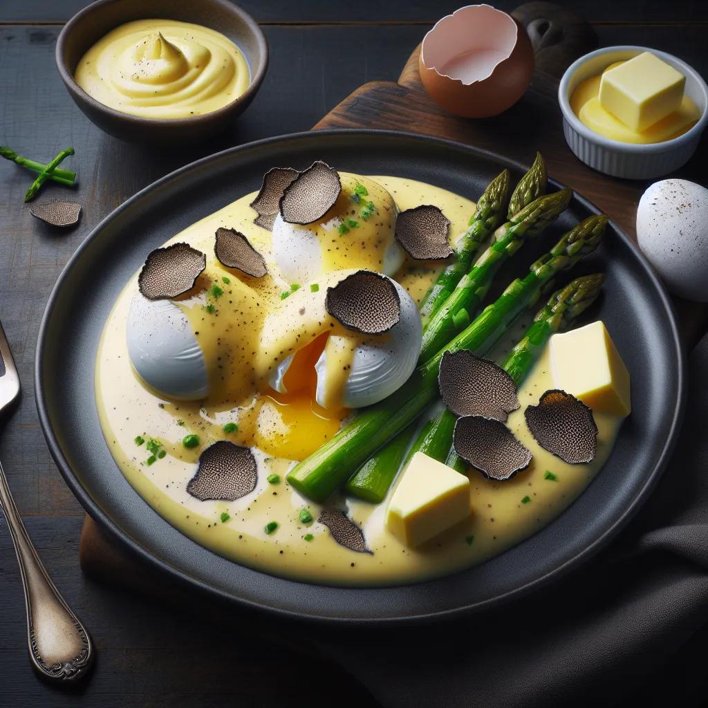 TrĂĽffel-Hollandaise-Sauce