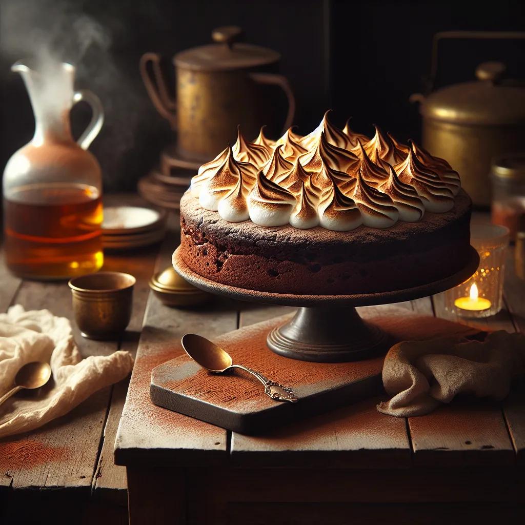 Schokoladen-Baiser-Kuchen