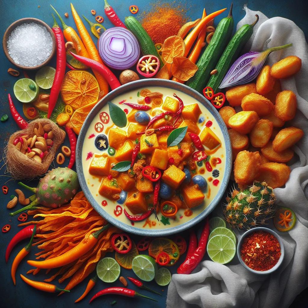 Süßkartoffel-Kokos-Curry mit Chili-Bananen