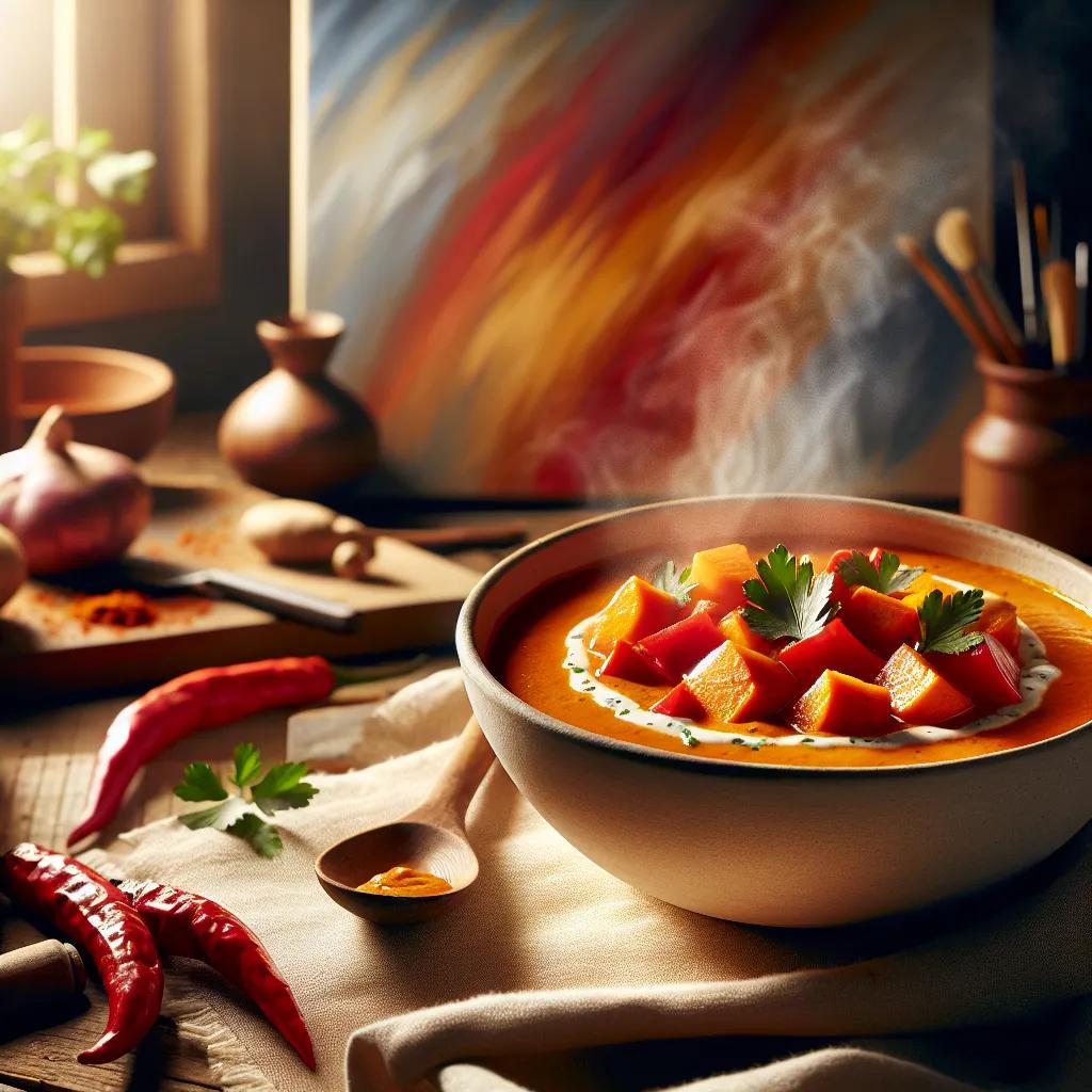 Süßkartoffel-Paprika-Curry