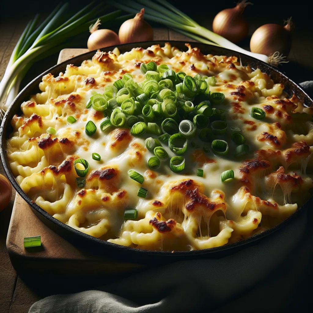 Überbackene Spätzle mit Käse