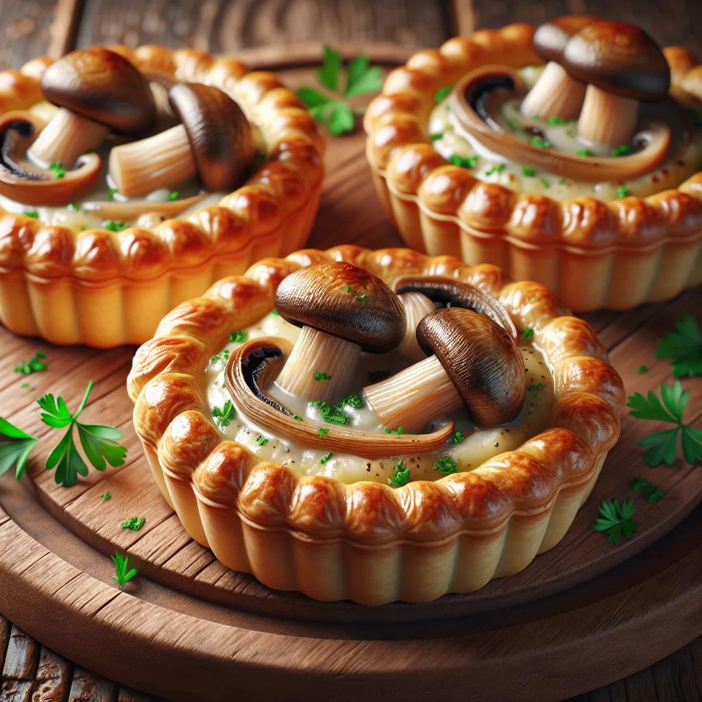 Zwiebel-Champignon-Tarteletts