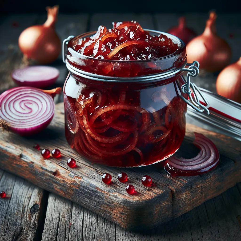 Einfache Zwiebelmarmelade